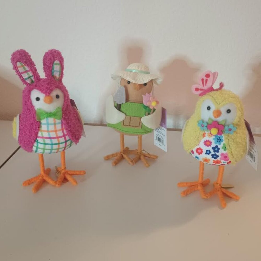 FEATHERLY FRIENDS SPRITZ BIRDS (SET/3) TARGET EASTER SPRING 2025 DECKLE TINT HUE